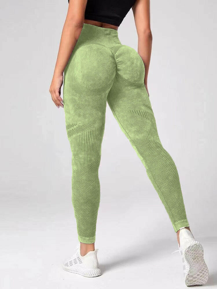 Hollow Design Seamless Leggings High Waist Hip Lifting Running Sports Fitness Yoga Pants Fashion Womens Clothing.