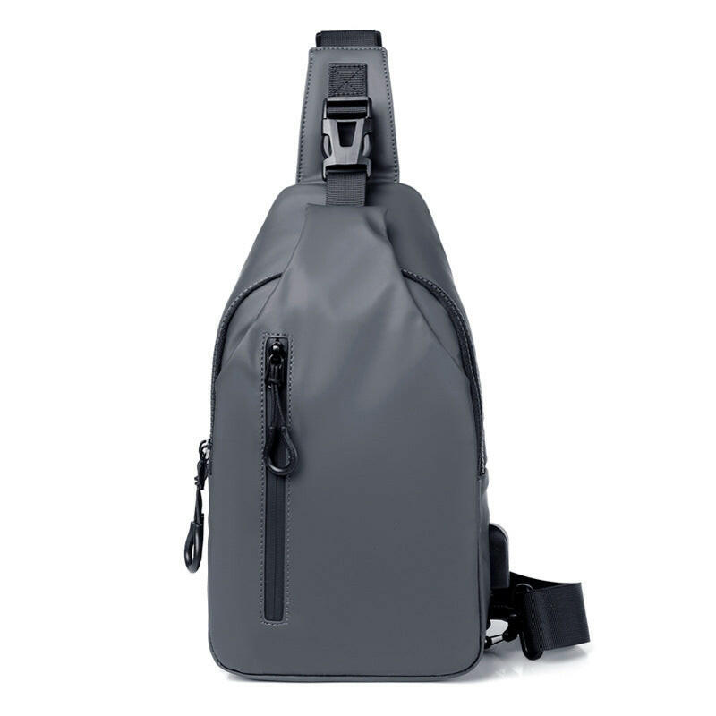 Black Sling Crossbody Backpack Shoulder Bag For Men Chest Bag.