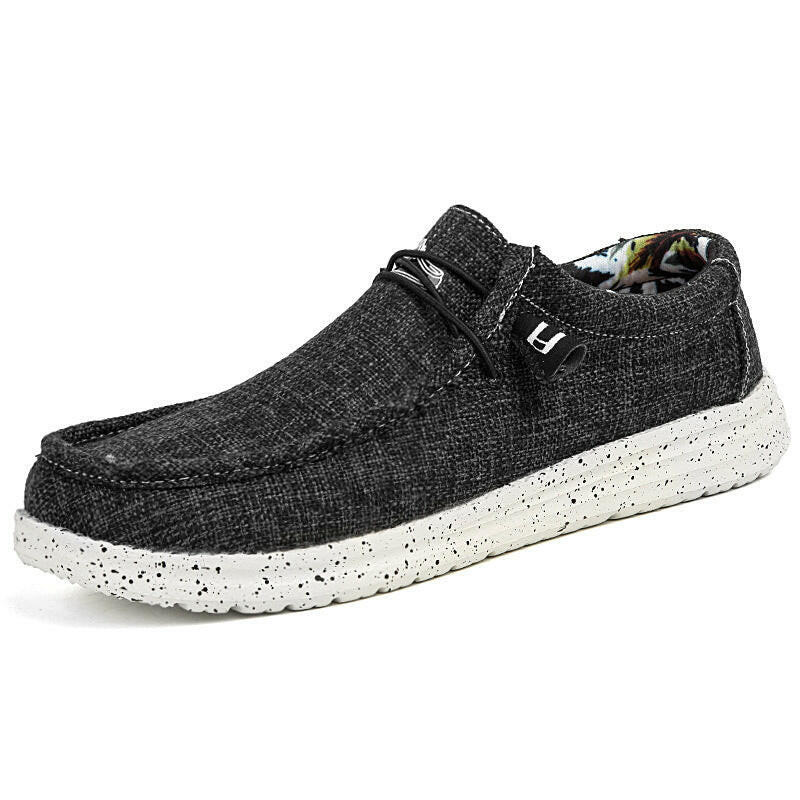 Men Loafers Fashion Canvas Shoes.