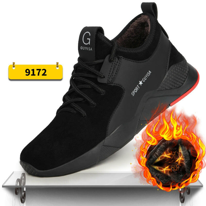 Indestructible Steel Toe Sneakers Men Women Lightweight Work Shoes Industrial Construction Shoes.