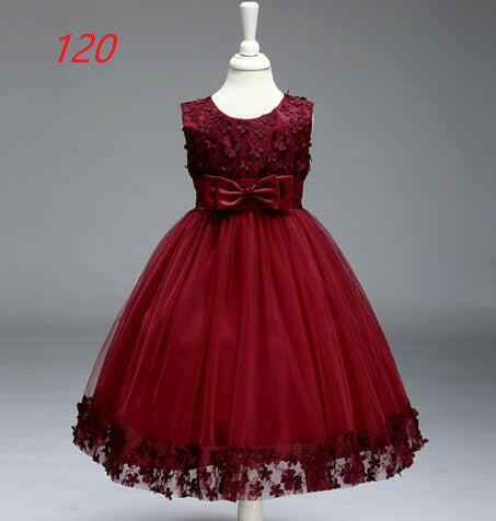 Summer Skirt Kids Girls Princess Tutu Flower Children Wedding Dress Wholesale Show Skirt.