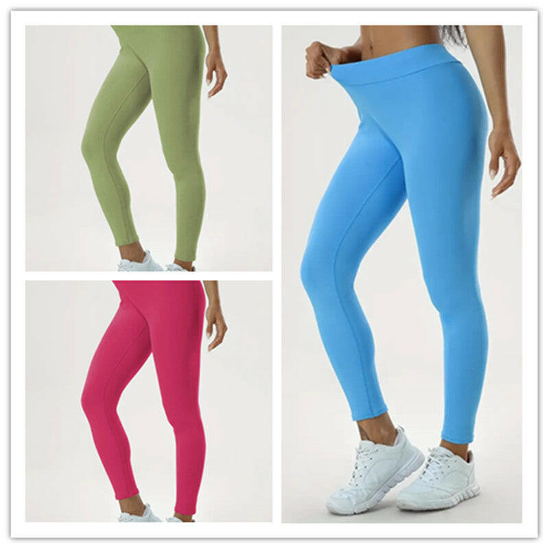 Women's Yoga Pants High Waist Lift High Elastic Tight Fitness Trousers.