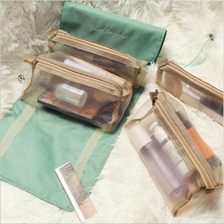 4pcs Cosmetic Bag Foldable Travel Bag.