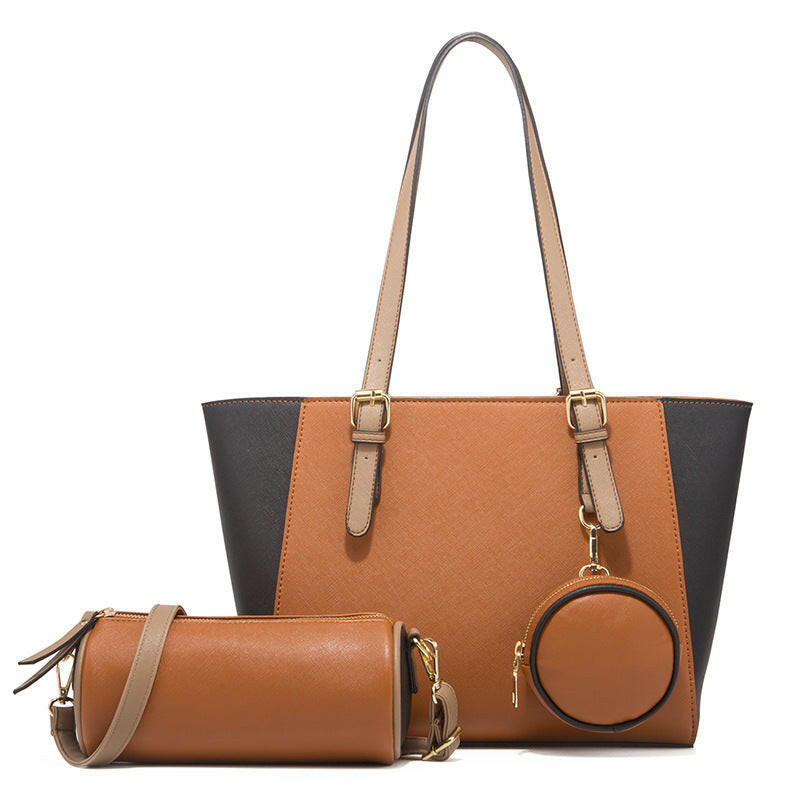 Fashion Large Capacity Three-in-one Saffiano Bag Portable Simplicity.