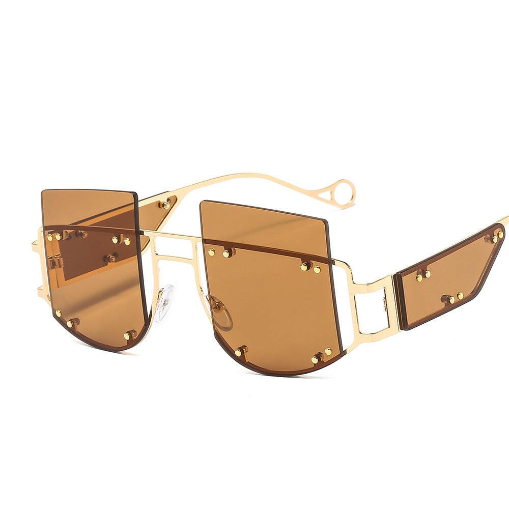 Personalized Sunglasses Hip Hop Fashion Trend Sunglasses.