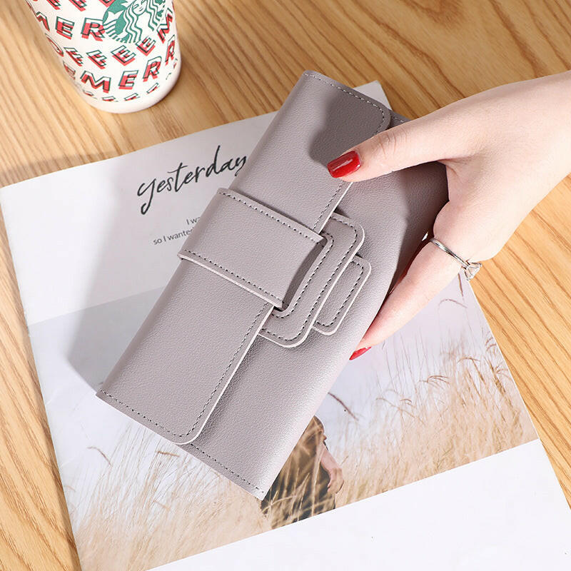 Women's Long Wallet Tri-fold Clutch Large Capacity Kashur Mart .