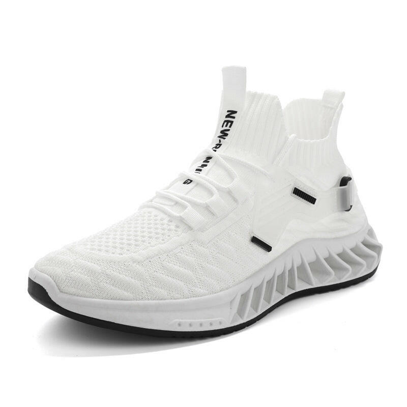 Men's Fashion Trendy Breathable Flyknit Sports Casual Shoes.