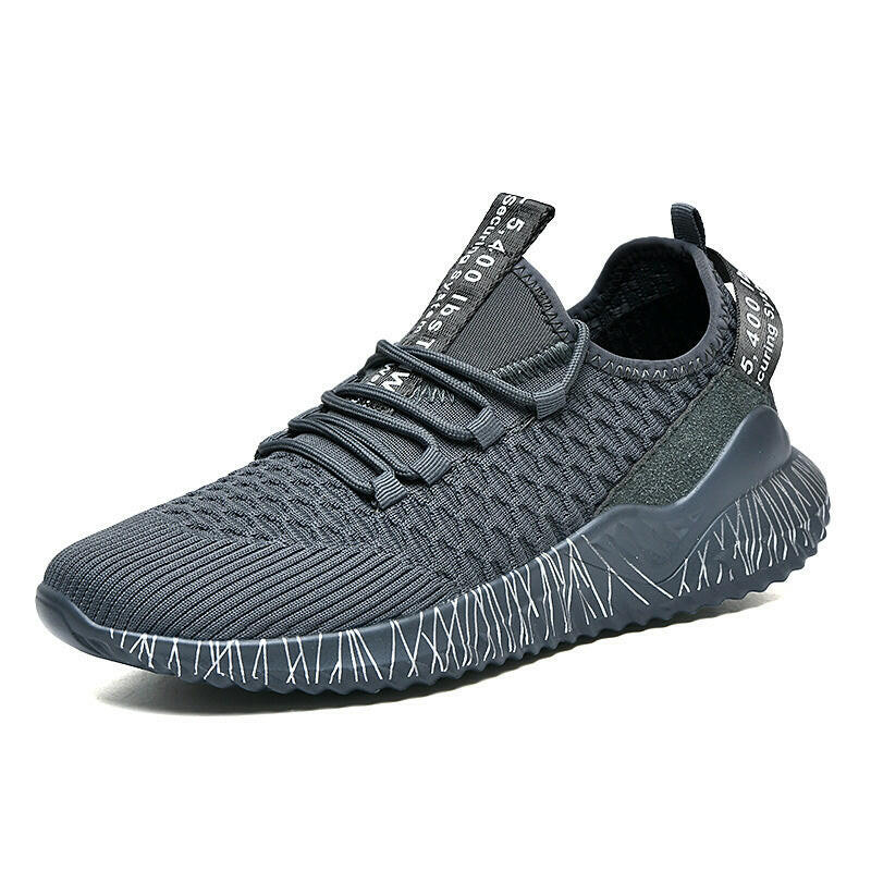 Summer Flying Woven Couple Sports Running Shoes.
