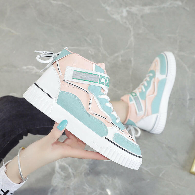 Sport All-match Student Female Whiteboard Shoes.