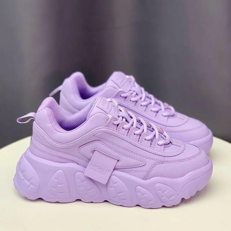 Daddy Shoes All-match Casual Platform Sneakers.