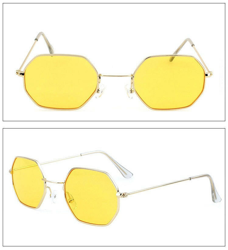 Sunglasses Ocean Piece Polygonal Sunglasses.