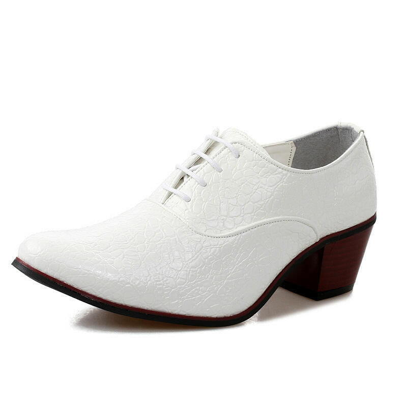 British Fashion Shoe Men Have Raised Pointy Tips.