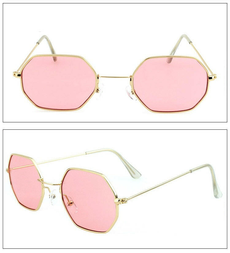 Sunglasses Ocean Piece Polygonal Sunglasses.