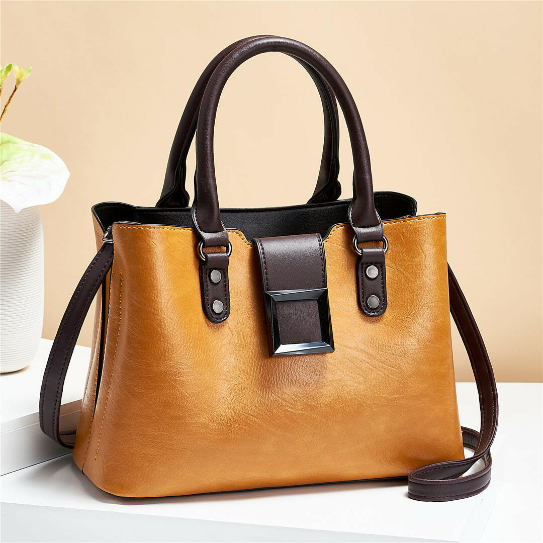 Women Shoulder Bag Big Buckle Handbags Work Daily Office Crossbody Bags Kashur Mart .