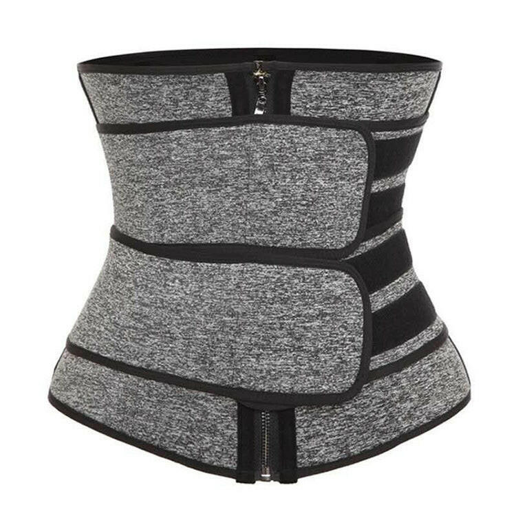 Tummy Sweat Shapewear Bodysuits Women Waist Trainer Slimming 2-3 Belts Workout Shaper Corset.
