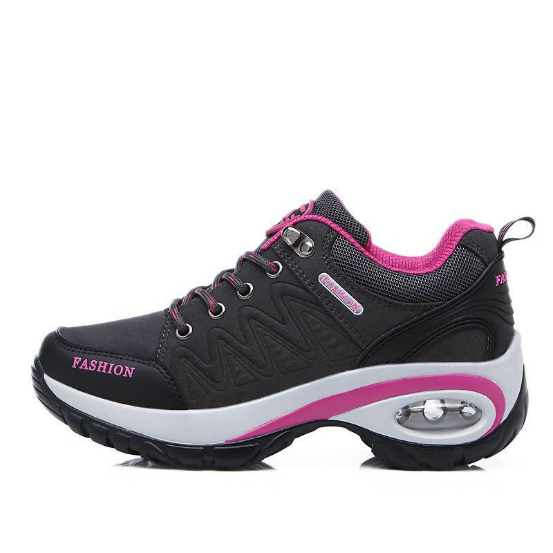 Autumn Winter Women Sneakers Air Cushion Design Platform Shoes.