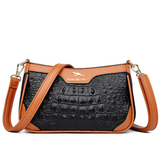 Alligator Pattern Shoulder Bags Women Crossbody Bag.