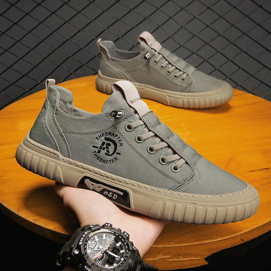 Men Sneakers Casual Walking Slip On Flats Shoes.