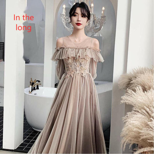 Bridesmaid dresses.