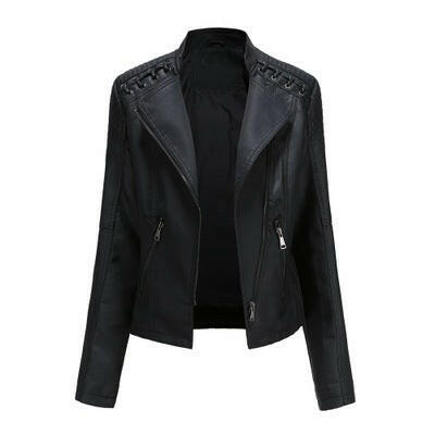 Women's Leather Jackets Women's Short Jackets Slim Thin Leather Jackets Ladies Motorcycle Suits.
