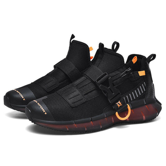 Black High Quality Jogging Footwear Sneakers.