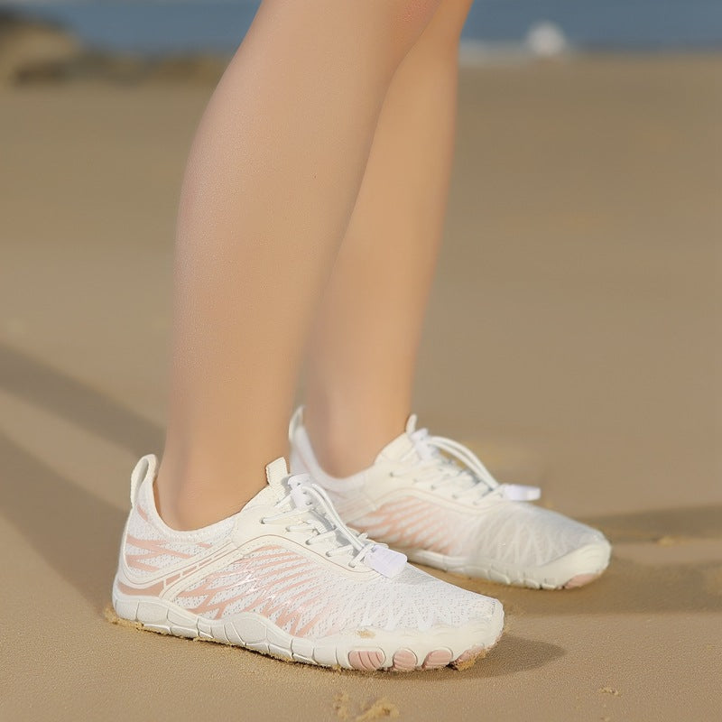 Outdoor children's quick-drying non-slip beach shoes, breathable wading shoes, soft-soled running shoes