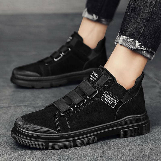 Sneakers Men Sports Shoes Elastic Band Flats Shoes.