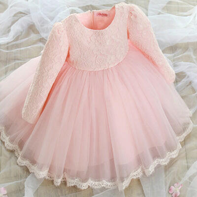 Lace princess dress girls summer dress.