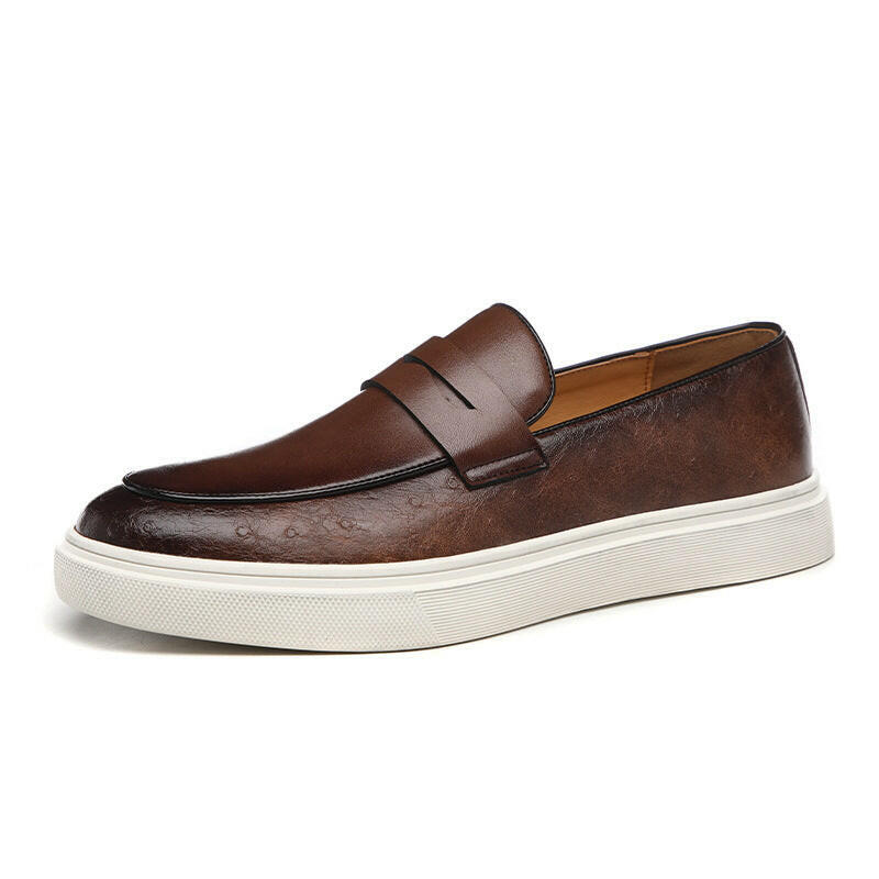 Breathable British Style Loafers Men.