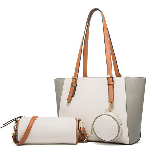 Fashion Large Capacity Three-in-one Saffiano Bag Portable Simplicity.