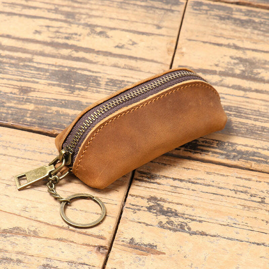Men's Leather Multi-functional Clutch Coin Purse.