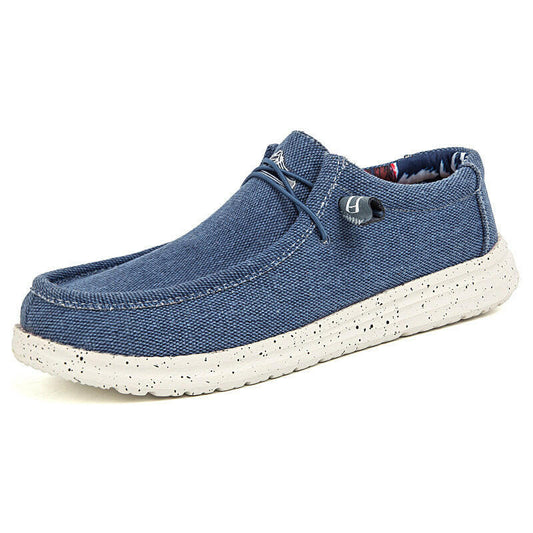 Men Loafers Fashion Canvas Shoes.
