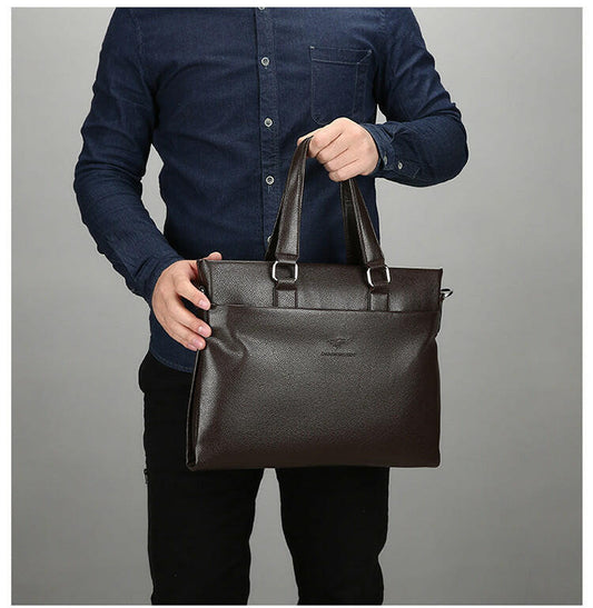 Men's business briefcase.