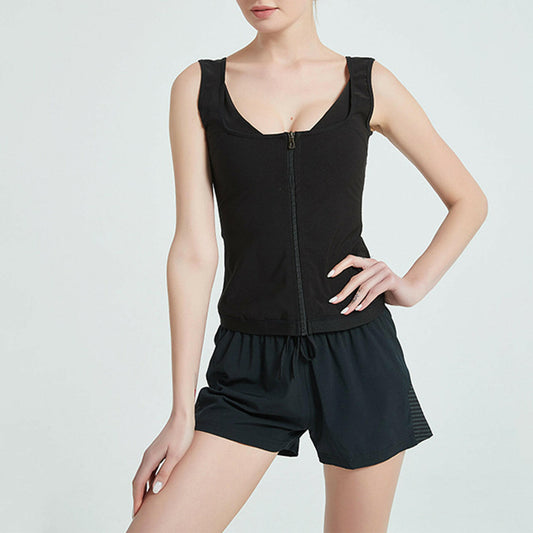 Women's Zip Vest Shapewear Storm Sweatshirt.