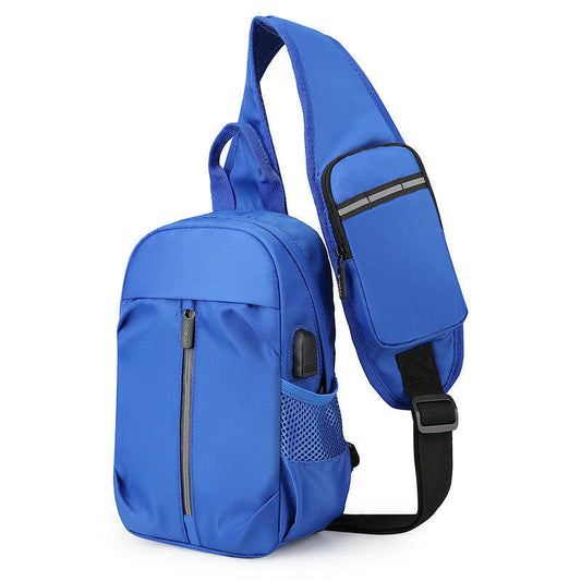 Men Chest Bag With Phone Wallet Design Crossbody Shouder Bags Sports.