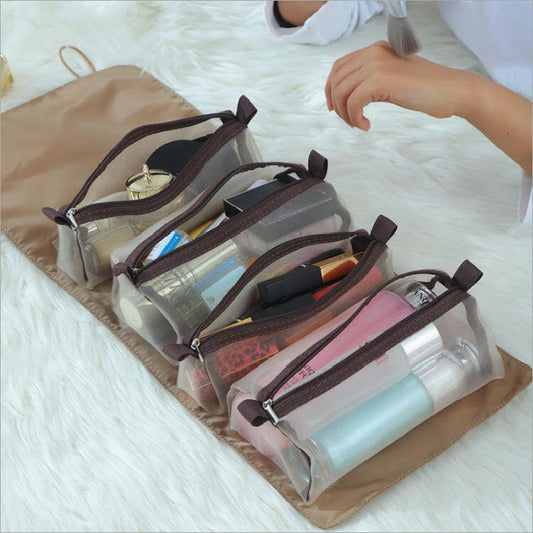 4pcs Cosmetic Bag Foldable Travel Bag.