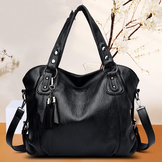 Women's Shoulder Tassel Crossbody Handbag.