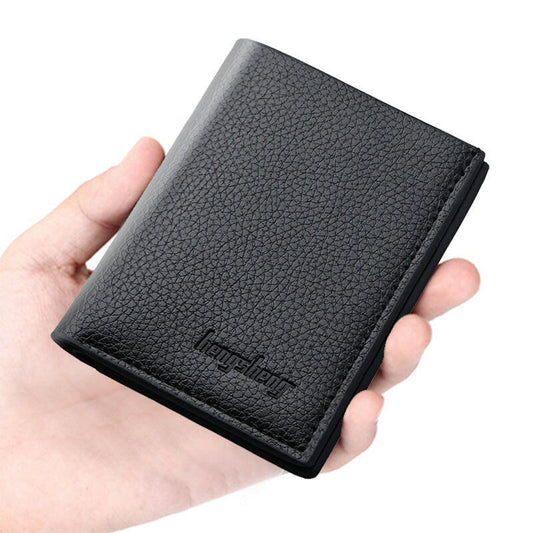 Men's Wallet Short Men Wallet Men's Vertical Style.