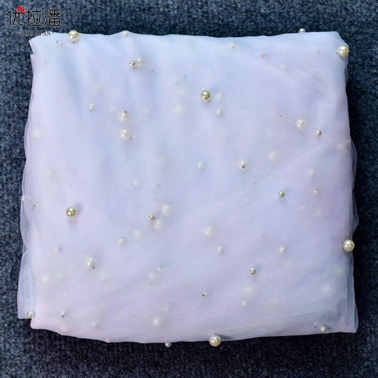 Luxury Heavy Industry Bridal Pearl Veil.