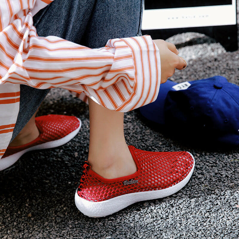 Mesh Single Shoes Lightweight Sneakers.