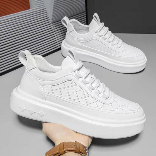 British Style Thick Soled Hollowed Out Breathable Casual Board Shoes.
