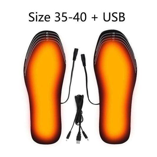 USB Heated Shoes Insoles Can Be Cut Winter Warm Heating Insoles Pad Feet For Boots Sneaker Shoes.