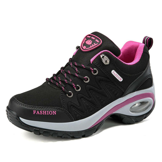 Autumn Winter Women Sneakers Air Cushion Design Platform Shoes.