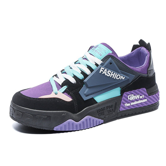 New Men‘s Sneakers Fashion Skateboard Shoes Outdoor Casual Running Shoes For Men Lace-up Platform Tenis Shoes Zapatillas Hombre