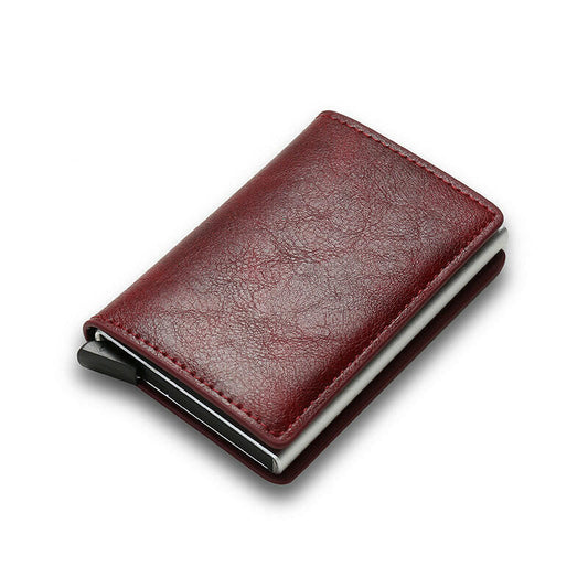 Credit Card Holder Smart Minimalist Wallet Pocket Men Women Slim Cardholder Bank Secure Creditcard Case.
