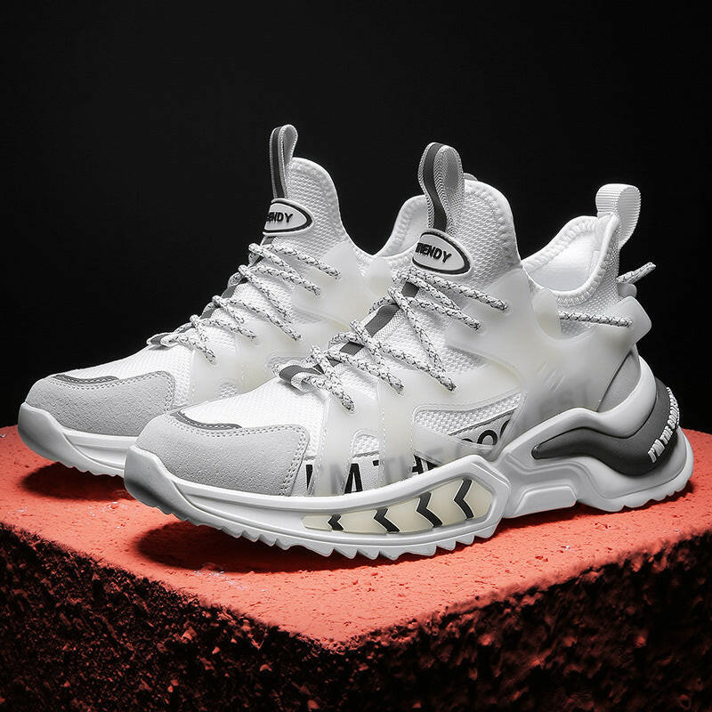 Fashion Sneakers High Top Sport Running Athletic Tennis Walking Shoes Men.