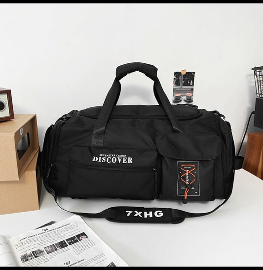 Short-haul Hand-carried Travel Bag For Women, Large-capacity Sports Bag With Dry And Wet Separation, Fitness Bag For Men, Lightweight Storage Bag For Travel Luggage.