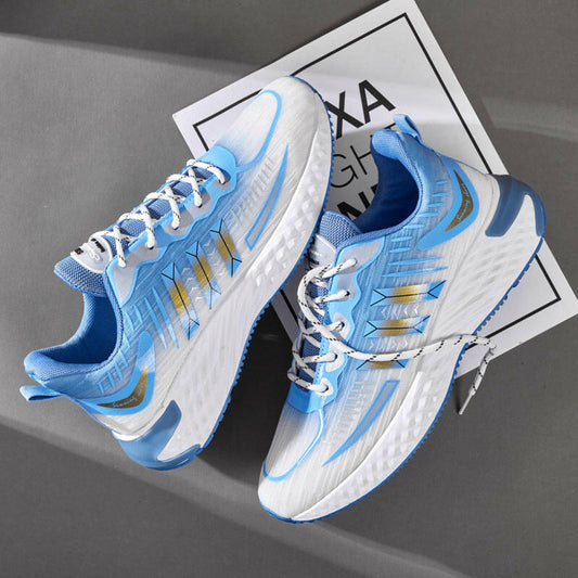 Fly-woven Mesh Shoes Thick-soled Sports Sneakers Casual Dad Shoes Walking Running Shoes.