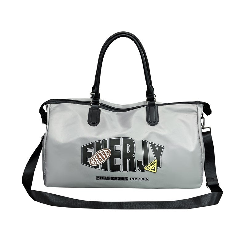 Sports Large Capacity Travel Bag, Waterproof Men's And Women's Fitness Bag, Short Distance Business Trip Luggage Storage Bag, Travel Boarding Bag.