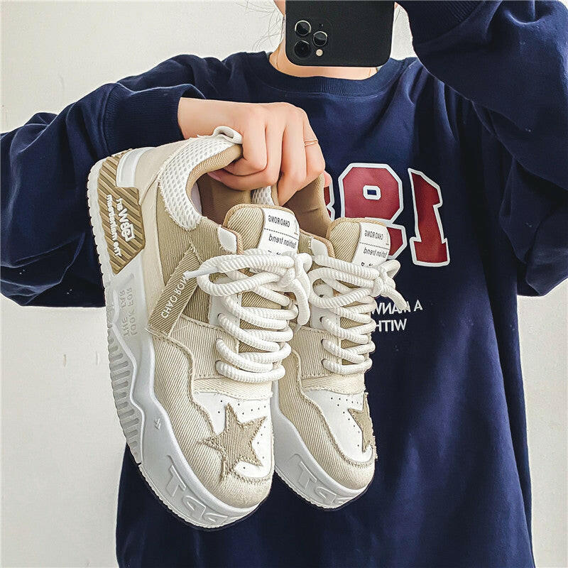 Breathable Casual Canvas Flat Shoes Men.